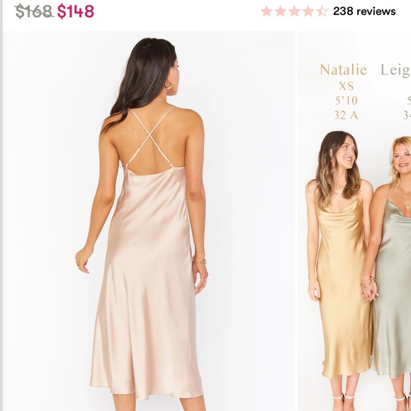 Show Me Your MuMu Champagne dress size medium - Picture 2 of 2